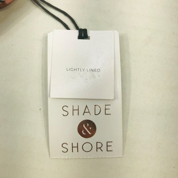 Shade And Shore Women's 34B Lightly Lined Longline Bralette Bikini Swim Top New - Picture 3 of 12